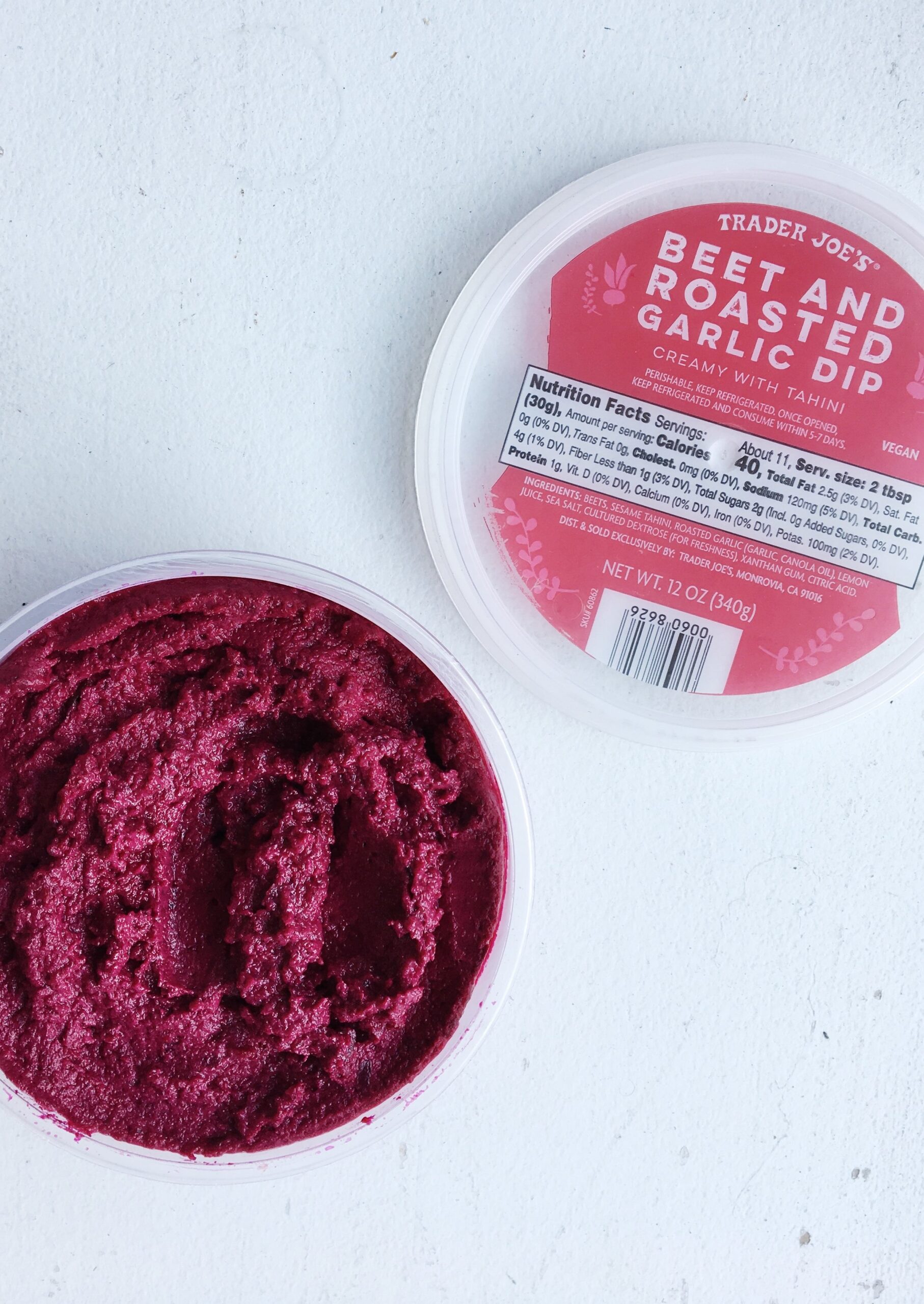 TJ’s Product Review: Beet & Garlic Dip