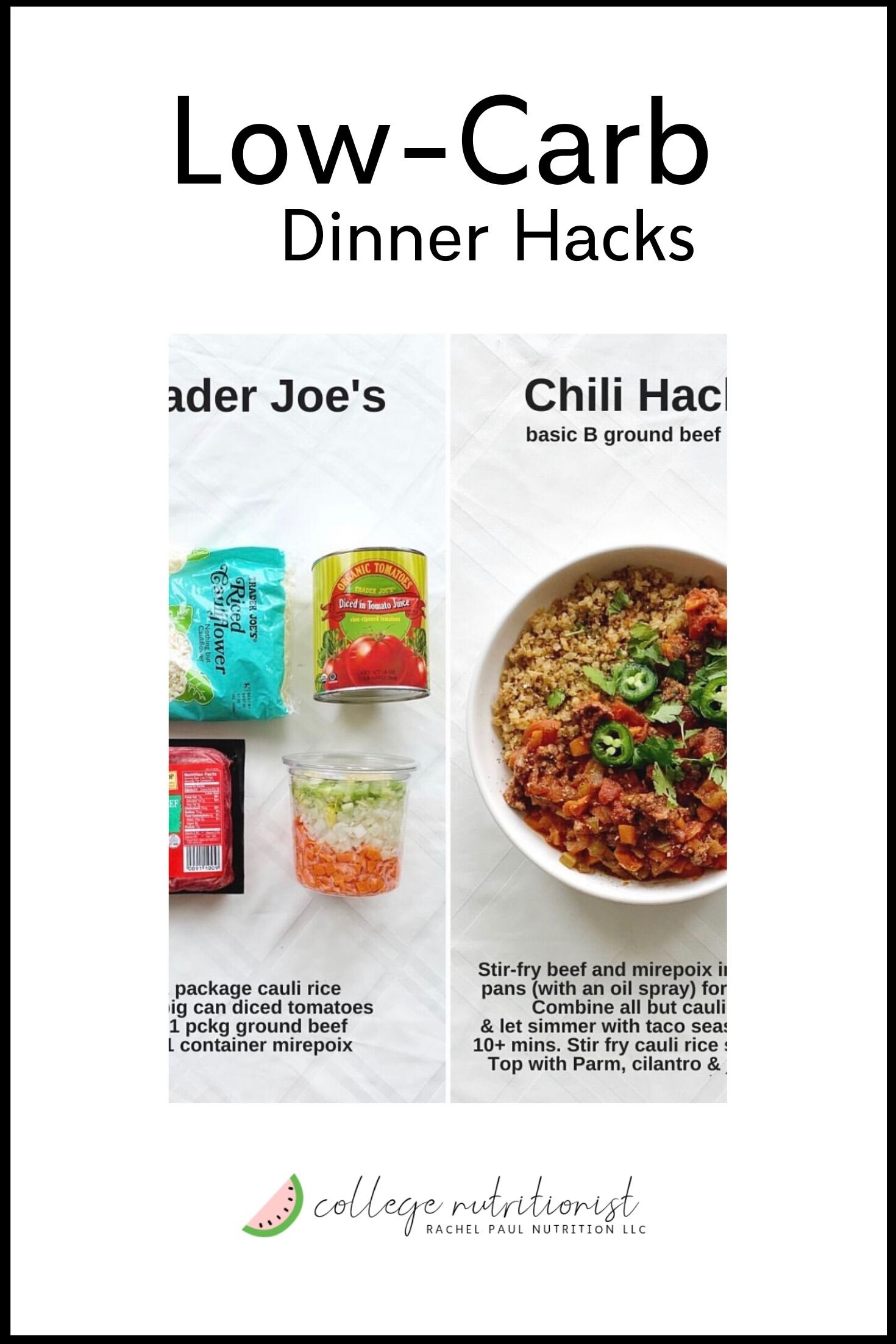 Trader Joe’s Low-Carb Dinner Hacks