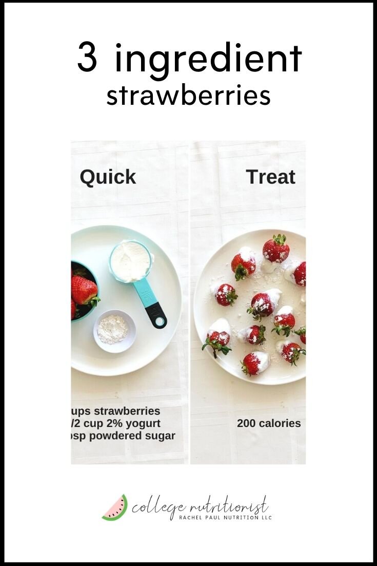 Powdered Sugar Strawberries